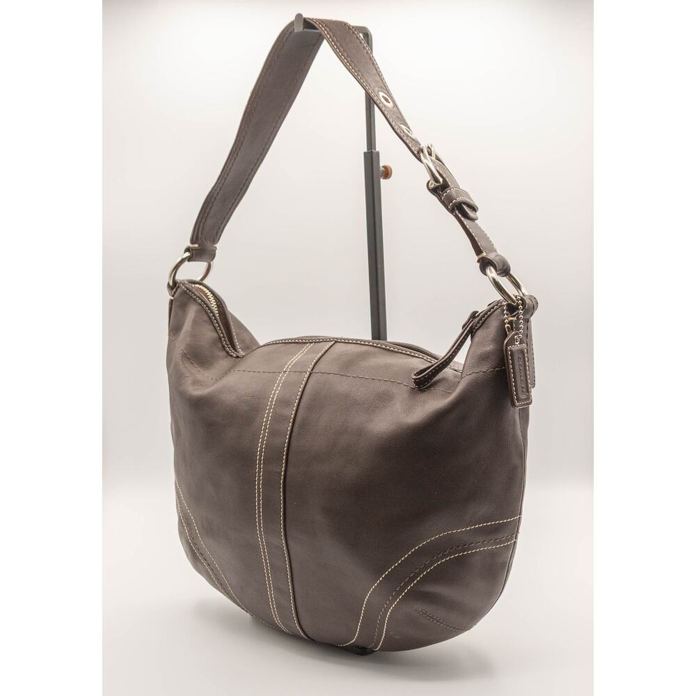 COACH Purse Soho Hobo Shoulder Bag Y2K Brown Leather Handbag F10907